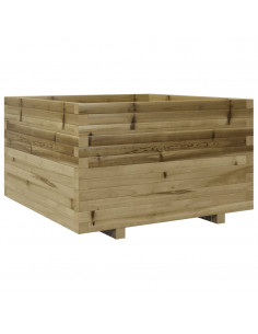 Fioriera da Giardino 80x80x49,5 cm in Legno di Pino Impregnato 2