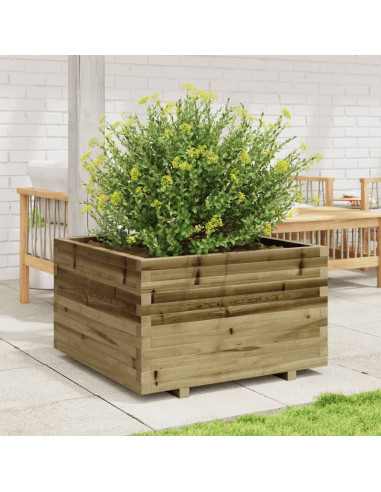 Fioriera da Giardino 80x80x49,5 cm in Legno di Pino Impregnato