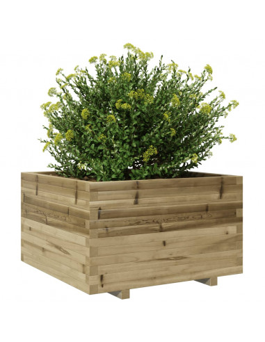 Fioriera da Giardino 80x80x49,5 cm in Legno di Pino Impregnato