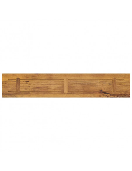 Piano per Tavolo 180x20x3,8cm Rettangolare Legno Massello Mango