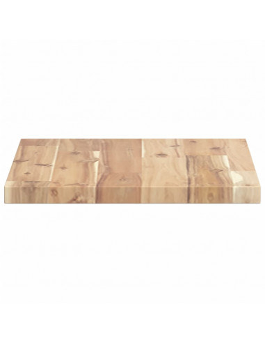 Piano per Tavolo 40x30x2 cm Rettangolare Legno Massello Acacia