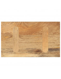 Piano per Tavolo 40x30x2,5 cm Rettangolare Legno Massello Mango