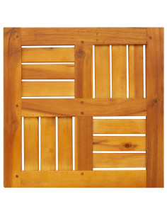 Piano per Tavolo 40x40x2 cm Quadrato Legno Massello di Faggio