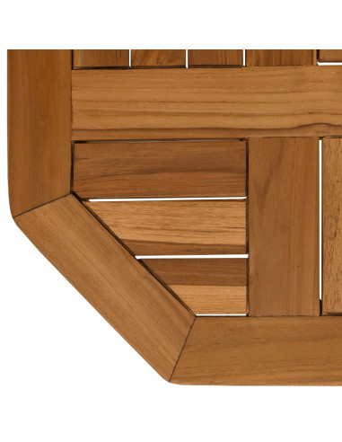 Piano per Tavolo 40x40x2,5 cm Ottagonale Legno Massello Teak