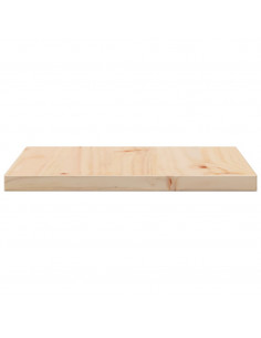 Piano per Tavolo 40x40x2,5 cm Quadrato Legno Massello di Pino