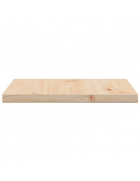 Piano per Tavolo 40x40x2,5 cm Quadrato Legno Massello di Pino