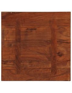 Piano per Tavolo 40x40x3,8 cm Quadrato Legno Massello di Acacia
