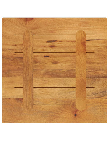 Piano per Tavolo 40x40x3,8 cm Quadrato Legno Massello di Pino