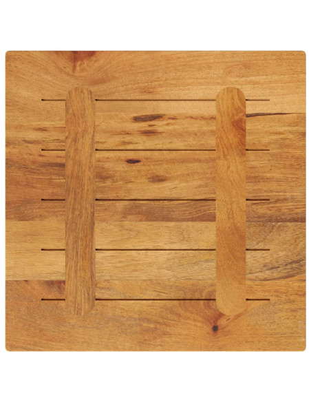 Piano per Tavolo 40x40x3,8 cm Quadrato Legno Massello di Pino
