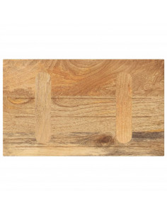 Piano per Tavolo 50x20x3,8 cm Rettangolare Legno Massello Mango