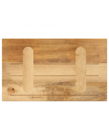 Piano per Tavolo 50x40x3,8 cm Rettangolare Legno Mango Grezzo