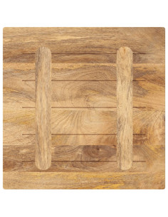 Piano per Tavolo 50x50x2,5 cm Quadrato Legno Massello di Pino