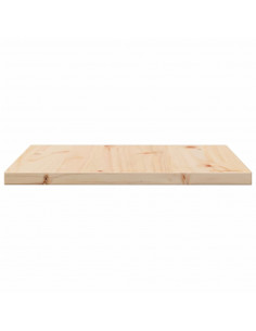 Piano per Tavolo 50x50x2,5 cm Quadrato Legno Massello di Pino