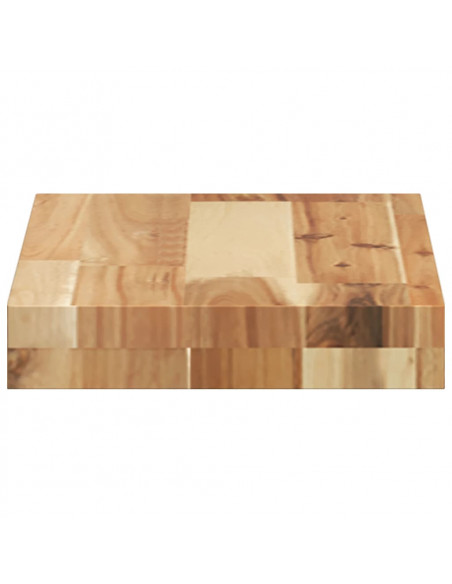 Piano per Tavolo 60x20x4cm Rettangolare Legno Massello Acacia