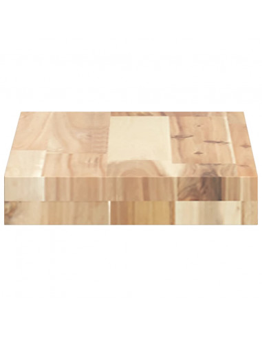 Piano per Tavolo 60x20x4cm Rettangolare Legno Massello Acacia