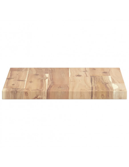 Piano per Tavolo 60x30x2 cm Rettangolare Legno Massello Acacia