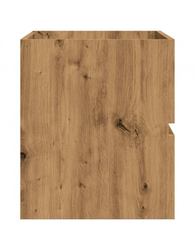 Mobile Lavabo Rovere Artigianale 90x38,5x45 cm in Truciolato