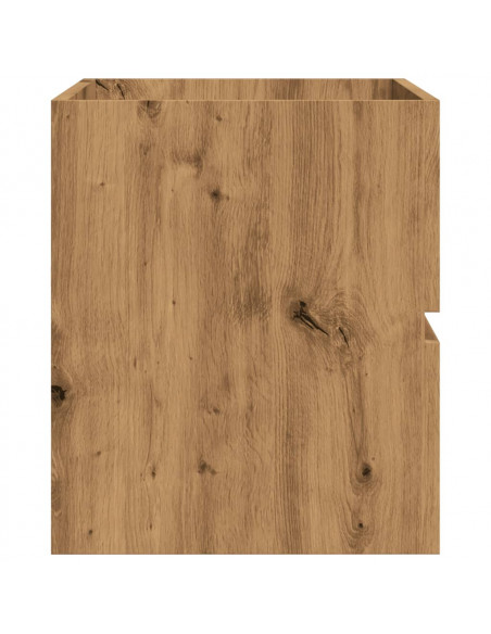 Mobile Lavabo Rovere Artigianale 90x38,5x45 cm in Truciolato