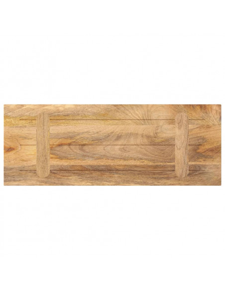 Piano per Tavolo 70x20x3,8 cm Rettangolare Legno Massello Mango