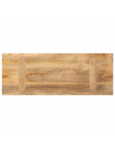 Piano per Tavolo 70x30x3,8 cm Rettangolare Legno Massello Mango