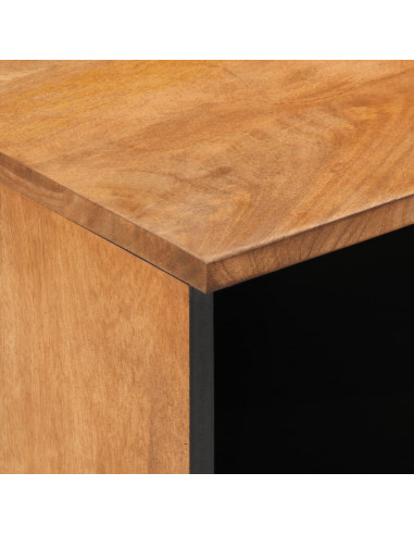 Comodini 2pz 40x33x46 cm in Legno Massello di Mango