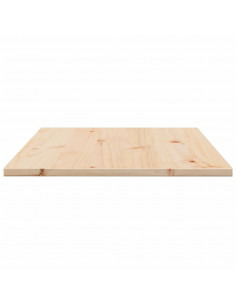 Piano per Tavolo 80x50x1,7 cm Rettangolare Legno Massello Pino