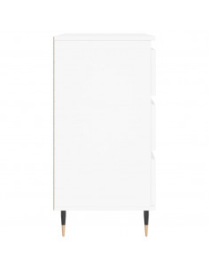 Credenza Bianca 60x35x70 cm in Legno Multistrato 2