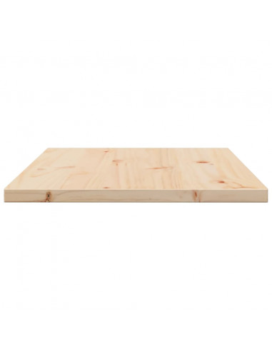 Piano per Tavolo 80x50x2,5 cm Rettangolare Legno Massello Pino