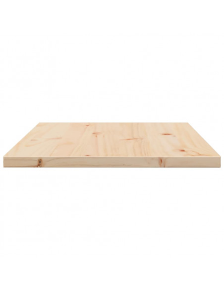 Piano per Tavolo 80x50x2,5 cm Rettangolare Legno Massello Pino