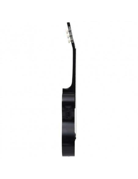 Chitarra Classica Western con Equalizzatore e 6 Corde Nera