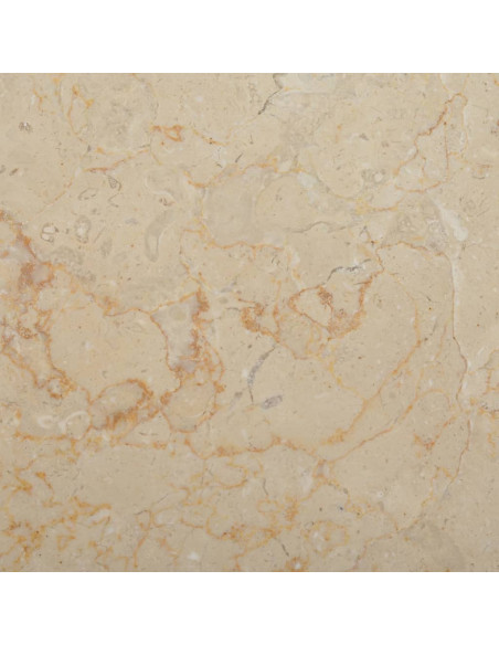 Piano per Tavolo Crema Ø50x2,5 cm in Marmo
