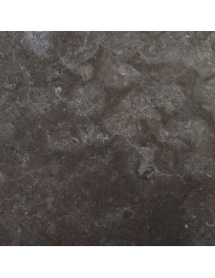 Piano per Tavolo Nero Ø40x2,5 cm in Marmo