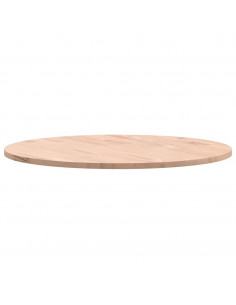 Piano per Tavolo Ø60x1,5 cm Rotondo in Legno Massello di Faggio