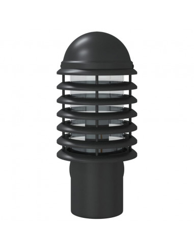 Applique da Esterno 2 pz Nere in Acciaio Inossidabile