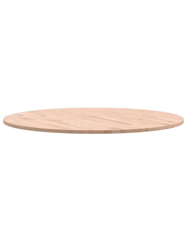 Piano per Tavolo Ø80x1,5 cm Rotondo in Legno Massello di Faggio