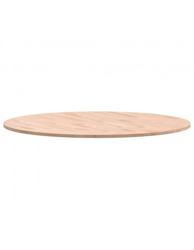 Piano per Tavolo Ø90x1,5 cm Rotondo in Legno Massello di Faggio
