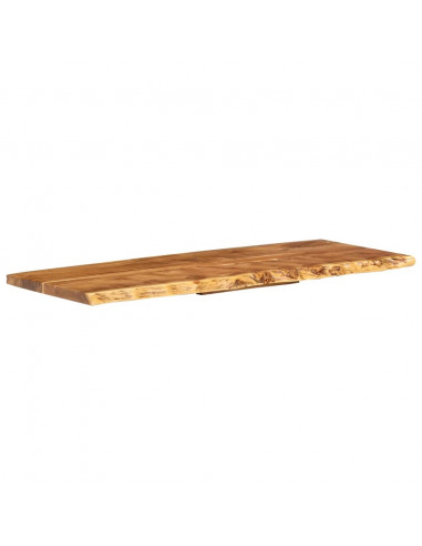 Piano per Vanità Bagno in Massello di Acacia 140x52x3,8 cm