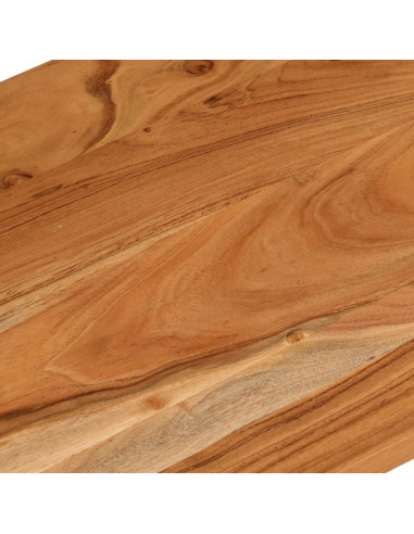Piano Scrivania 80x50x2,5 cm Rettangolare Legno Massello Acacia