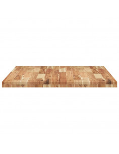Piano Scrivania a Olio 100x80x4 cm Legno Massello Acacia