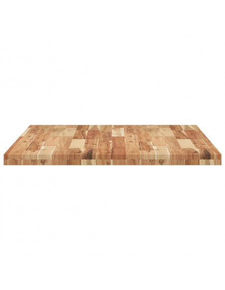 Piano Scrivania a Olio 100x80x4 cm Legno Massello Acacia