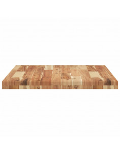 Piano Scrivania a Olio 80x60x4 cm Legno Massello di Acacia