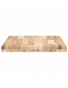 Piano Scrivania Non Trattato 100x50x4cm Legno Massello Acacia