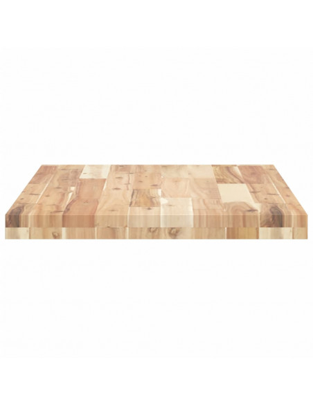 Piano Scrivania Non Trattato 100x50x4cm Legno Massello Acacia