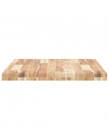 Piano Scrivania Non Trattato 100x60x4cm Legno Massello Acacia