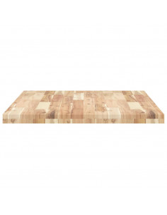 Piano Scrivania Non Trattato 100x70x4cm Legno Massello Acacia
