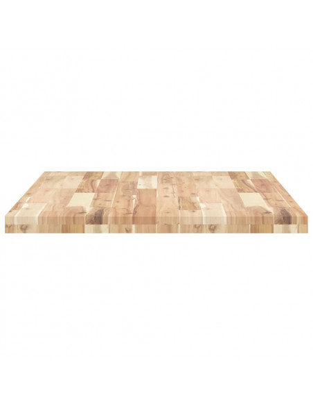 Piano Scrivania Non Trattato 100x70x4cm Legno Massello Acacia
