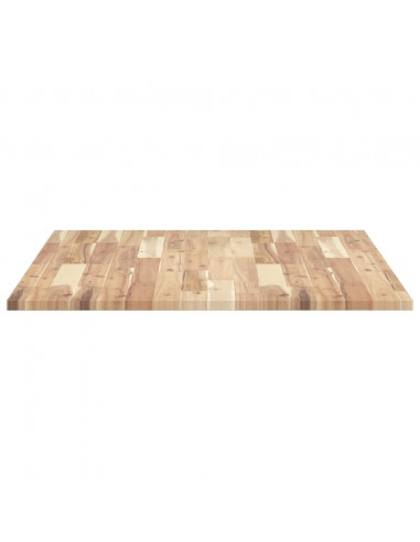 Piano Scrivania Non Trattato 100x80x2cm Legno Massello Acacia