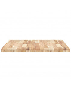 Piano Scrivania Non Trattato 100x80x4cm Legno Massello Acacia