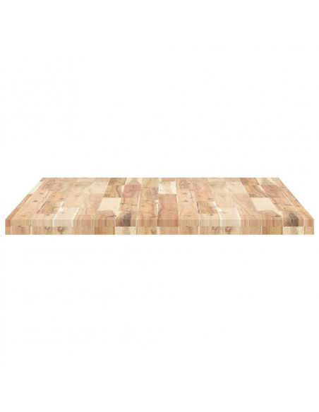 Piano Scrivania Non Trattato 100x80x4cm Legno Massello Acacia
