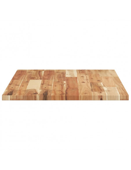 Piano Scrivania Non Trattato 60x50x2cm Legno Massello di Acacia